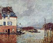 Alfred Sisley L inondation Port Marly oil painting on canvas